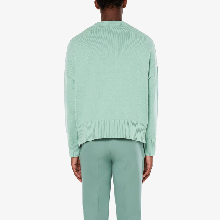 AMI PARIS SS21 Oversized Heart Logo Crewneck Sweater Unisex - Mint Green E21HK009016-303 圖 4