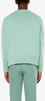 AMI PARIS SS21 Sweater Unisex Oversized Logo Hati Crewneck - Hijau Mint E21HK009016-303 Shop AMI PARIS SS21 Sweater Unisex Oversized Logo Hati Crewneck - Hijau Mint E21HK009016-303