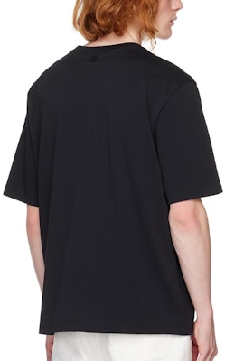 Camiseta Negra AMI Paris SS22 de Manga Corta con Cuello Redondo y Corazón Bordado. SPEUTS022726-001 Shop Camiseta Negra AMI Paris SS22 de Manga Corta con Cuello Redondo y Corazón Bordado. SPEUTS022726-001