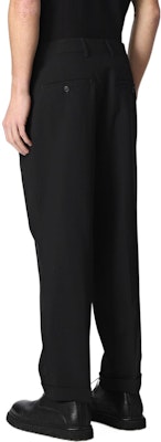 Pantalones Cropped Rectos Slim de Lana Negra AMI Paris SS22. HTR100264-001 Shop Pantalones Cropped Rectos Slim de Lana Negra AMI Paris SS22. HTR100264-001