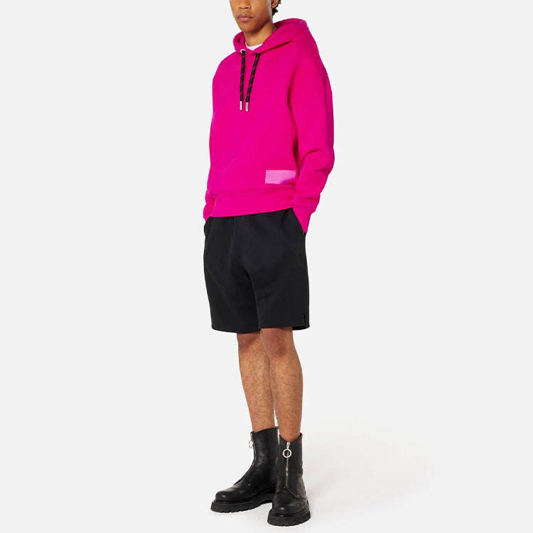 Shop AMI PARIS SS22 純色抽繩短褲 黑色 HSO602-747001