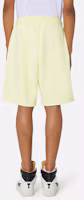 Shop AMI Paris SS22 Solid Color Loose Fit Shorts Light Yellow. HSO602-747703