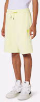 Purchase AMI Paris SS22 Solid Color Loose Fit Shorts Light Yellow. HSO602-747703