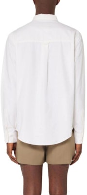 AMI PARIS SS22 白色愛心刺繡長袖襯衫 HSH124-480100 Shop AMI PARIS SS22 白色愛心刺繡長袖襯衫 HSH124-480100