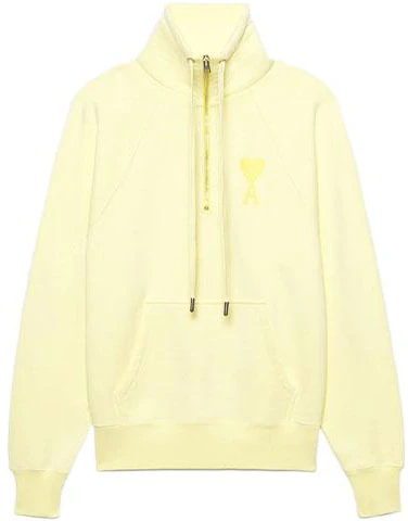 ami-paris-ss-22-half-zip-pullover-hoodie-with-logo-heart-design-yellow-usw-502-747703