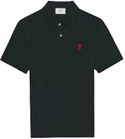 Order AMI Paris SS22 愛心刺繡綠色男裝 Polo 衫 HPL001760-311
