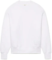 AMI PARIS SS22 Logo Crewneck Sweatshirt White () USW006-749100 AMI PARIS SS22 Logo Crewneck Sweatshirt White () USW006-749100