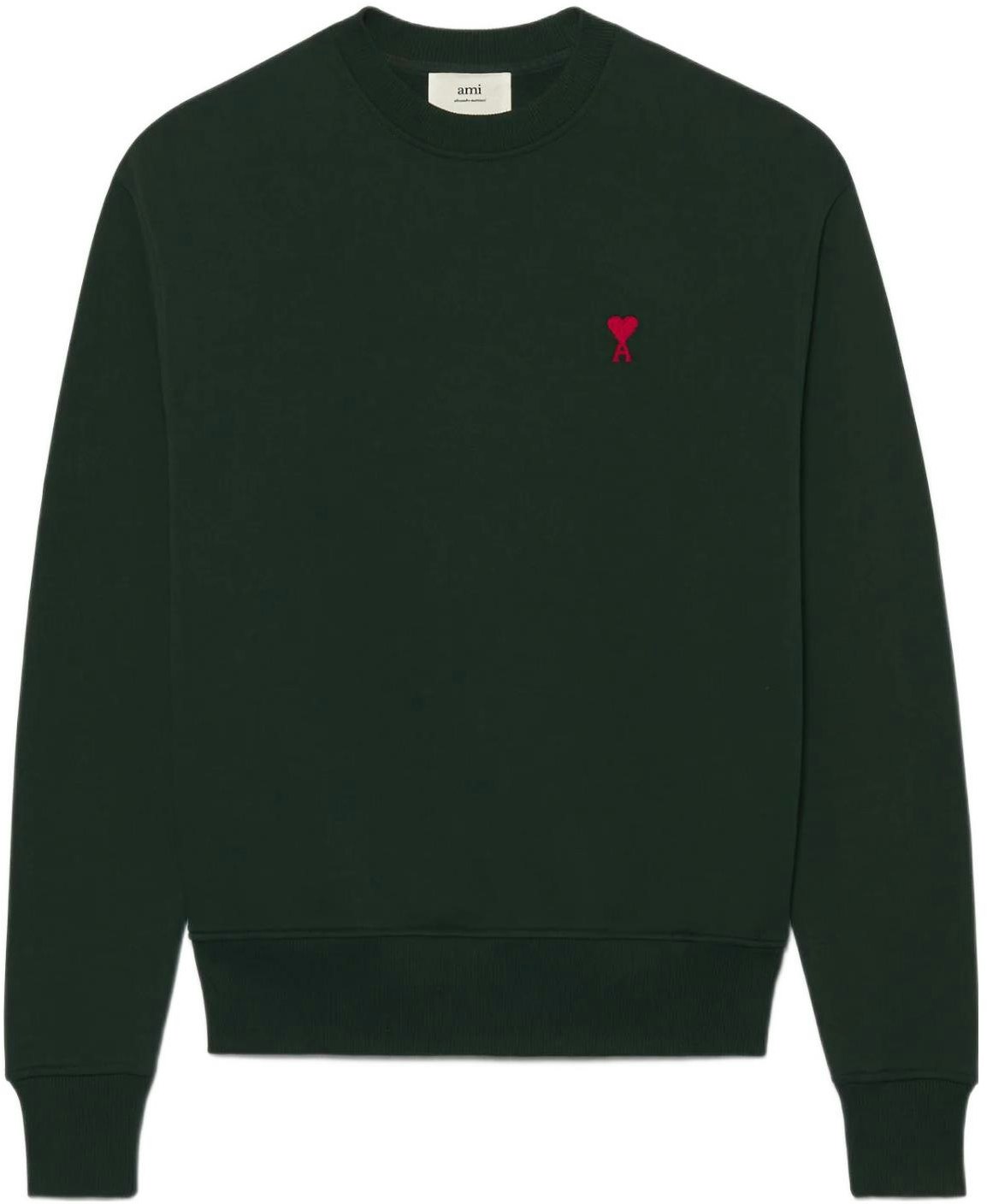 ami-paris-ss-22-logo-embroidered-pullover-sweatshirt-unisex-green-couples-wear-usw-001730311