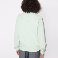 Purchase AMI Paris SS22 Mint Green Heart Logo Embroidered Crewneck Sweatshirt Unisex USW002747-441