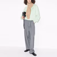 Details for AMI Paris SS22 Mint Green Heart Logo Embroidered Crewneck Sweatshirt Unisex USW002747-441