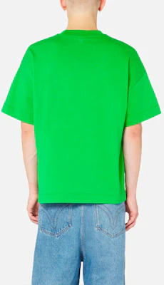 AMI PARIS Kaos Lengan Pendek Logo Solid Crewneck Hijau Pria SS22 UTS006-701300 Purchase AMI PARIS Kaos Lengan Pendek Logo Solid Crewneck Hijau Pria SS22 UTS006-701300