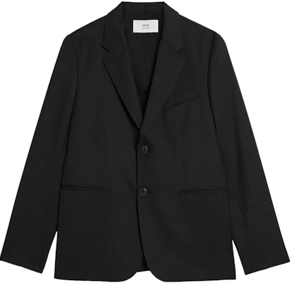 AMI Paris SS23 黑色单排扣长袖西装外套 HBV003PL0012-001 Buy AMI Paris SS23 黑色单排扣长袖西装外套 HBV003PL0012-001