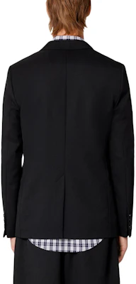 AMI Paris SS23 黑色单排扣长袖西装外套 HBV003PL0012-001 Shop AMI Paris SS23 黑色单排扣长袖西装外套 HBV003PL0012-001