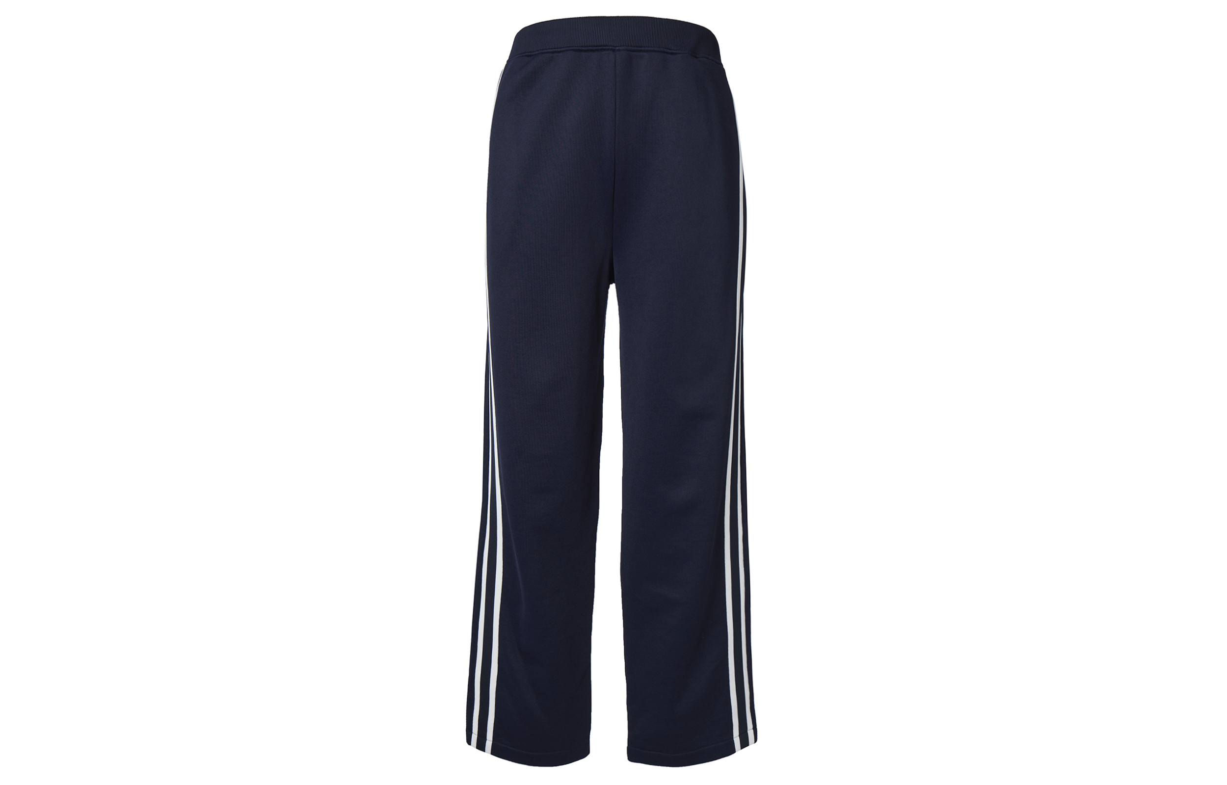 AMI Paris SS23  Blue Knit Straight-Leg Track Pants with Side Stripes. HTR218JE0005-491