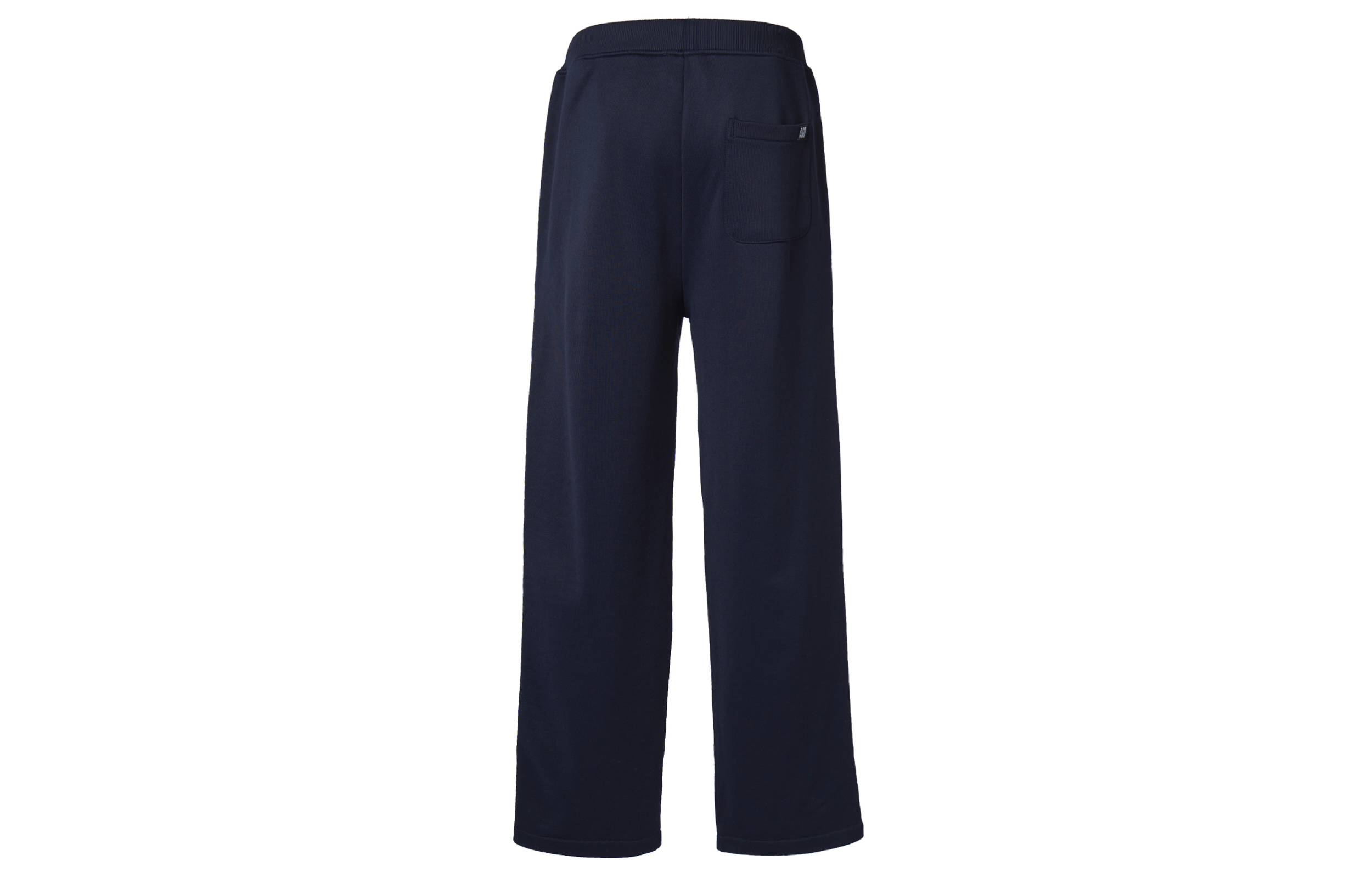 Lookbook AMI Paris SS23 Seluar Track Biru Knit Lurus dengan Jalur Sisi. HTR218JE0005-491