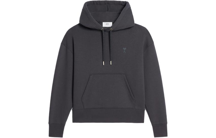 Order Sudadera con Capucha Unisex Corazón AMI PARIS SS23 Blanco Gris. USW212740-081