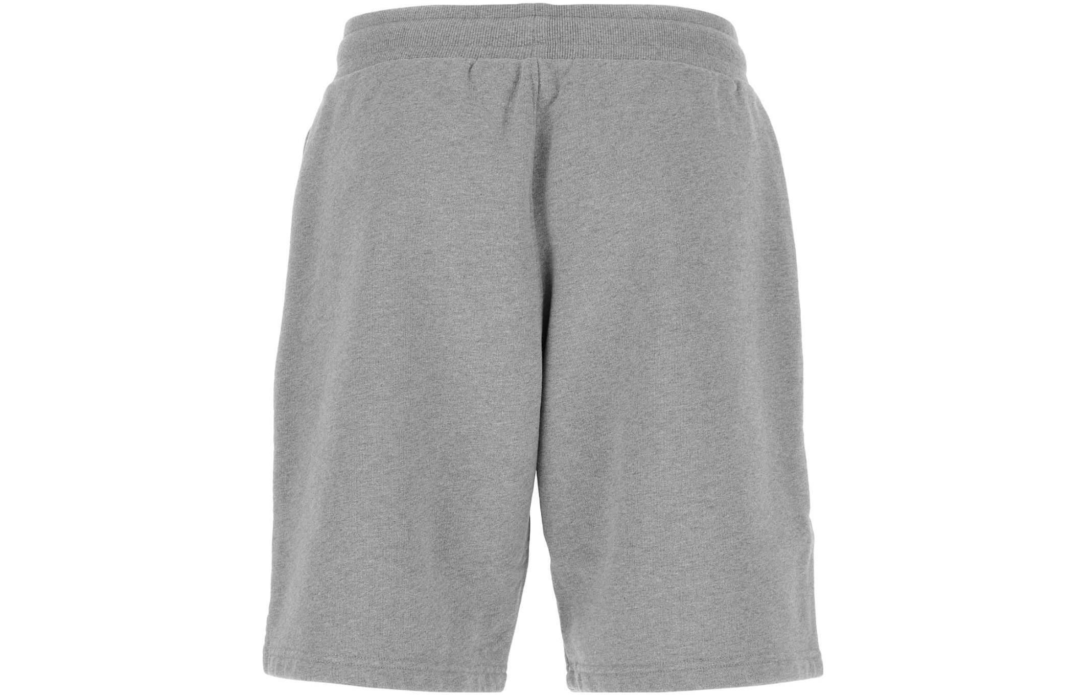 Lookbook AMI Paris SS23 高腰繫帶短褲附心形刺繡 灰色男款。 USO604747-0501