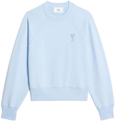 Sudadera Unisex AMI PARIS SS23 Azul Cielo con Bordado de Corazón de Algodón USW004747-464 Order Sudadera Unisex AMI PARIS SS23 Azul Cielo con Bordado de Corazón de Algodón USW004747-464