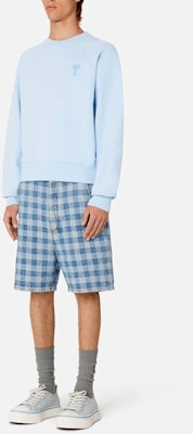 Sudadera Unisex AMI PARIS SS23 Azul Cielo con Bordado de Corazón de Algodón USW004747-464 Purchase Sudadera Unisex AMI PARIS SS23 Azul Cielo con Bordado de Corazón de Algodón USW004747-464