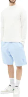 Lookbook AMI Paris SS23 Solid Logo Embroidered Drawstring Shorts Blue USO604747-464