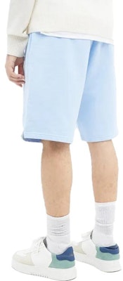 AMI Paris SS23 純色刺繡標誌抽繩短褲 藍色 USO604747-464 Shop AMI Paris SS23 純色刺繡標誌抽繩短褲 藍色 USO604747-464