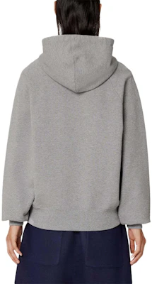 AMI Paris SS23 Solid Logo Embroidered Grey Hoodie Casual Wear. USW204747-501 Purchase AMI Paris SS23 Solid Logo Embroidered Grey Hoodie Casual Wear. USW204747-501