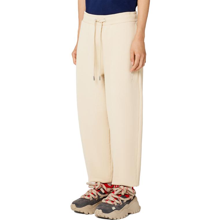 Purchase AMI Paris SS23 Seluar Leg Straight Kasual Unisex Vanilla. UTR204747-714