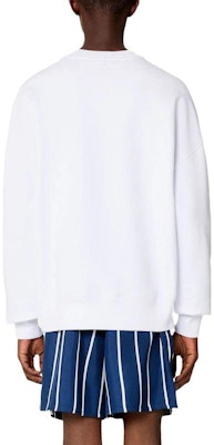 AMI PARIS SS23 男女通用白色長袖印花圓領衛衣 USW008747-100 Purchase AMI PARIS SS23 男女通用白色長袖印花圓領衛衣 USW008747-100