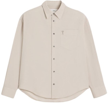 AMI PARIS SS24 Baju Lengan Panjang Corak Hati Unisex Beige. USH140CO0062-271 Buy AMI PARIS SS24 Baju Lengan Panjang Corak Hati Unisex Beige. USH140CO0062-271