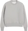 Buy AMI PARIS SS24 男女同款圓領大學T薄霧灰 - 舒適寬鬆版型 USW027749-GREY