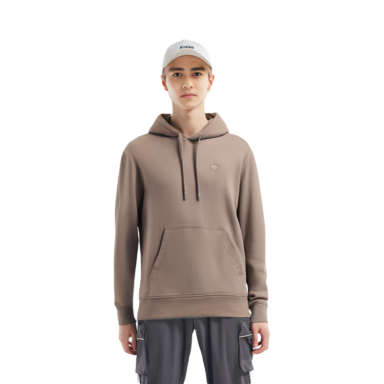 AMI PARIS SS24 Unisex Heart Embroidered Pullover Hoodie Light Gray Beige USW203730-2811 圖 7