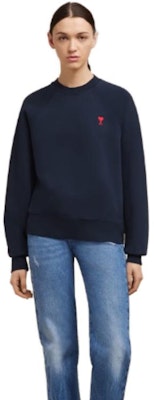Sudadera Unisex de Algodón AMI Paris en Azul Azure USW005.747 Purchase Sudadera Unisex de Algodón AMI Paris en Azul Azure USW005.747