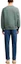 Purchase AMI PARIS Unisex Green Crewneck Pullover Sweatshirt Long Sleeve USW0247474-013