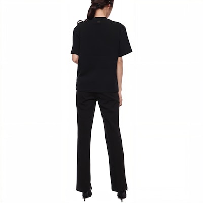 AMI Paris Unisex Baju-T Hitam Minimalis Lengan Pendek E23UTS004 726 009 Purchase AMI Paris Unisex Baju-T Hitam Minimalis Lengan Pendek E23UTS004 726 009