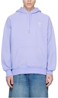 AMI Paris Unisex Purple Hoodie with Raglan Sleeves. SPUSW204747507 AMI Paris Unisex Purple Hoodie with Raglan Sleeves. SPUSW204747507