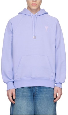 AMI Paris 男女紫色連帽衫帶橫裁袖設計。 SPUSW204747507 Order AMI Paris 男女紫色連帽衫帶橫裁袖設計。 SPUSW204747507