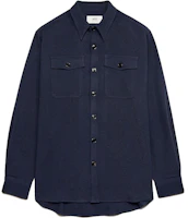 AMI Paris Unisex Solid Color Single-Breasted Shirt UJK224WV0030430 AMI Paris Unisex Solid Color Single-Breasted Shirt UJK224WV0030430