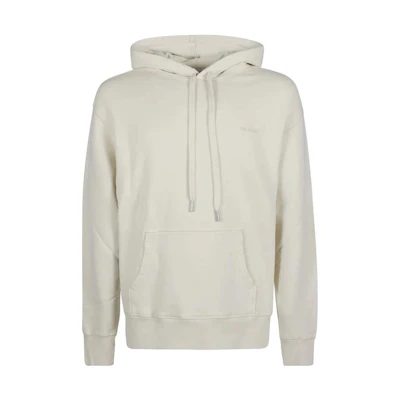 AMI Paris White Pullover Hoodie Casual Long Sleeve USW216JE0052-185