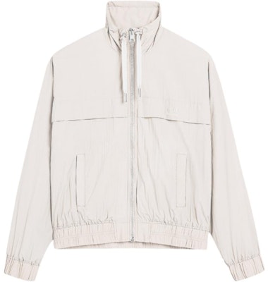 AMI Paris 白色純色拉鍊夾克 長袖外套 HJK051PA000-9193 Order AMI Paris 白色純色拉鍊夾克 長袖外套 HJK051PA000-9193