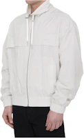 Purchase AMI Paris 白色純色拉鍊夾克 長袖外套 HJK051PA000-9193