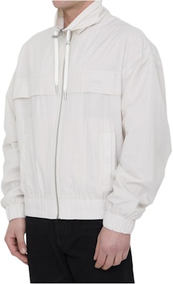 AMI Paris 白色純色拉鍊夾克 長袖外套 HJK051PA000-9193 Purchase AMI Paris 白色純色拉鍊夾克 長袖外套 HJK051PA000-9193