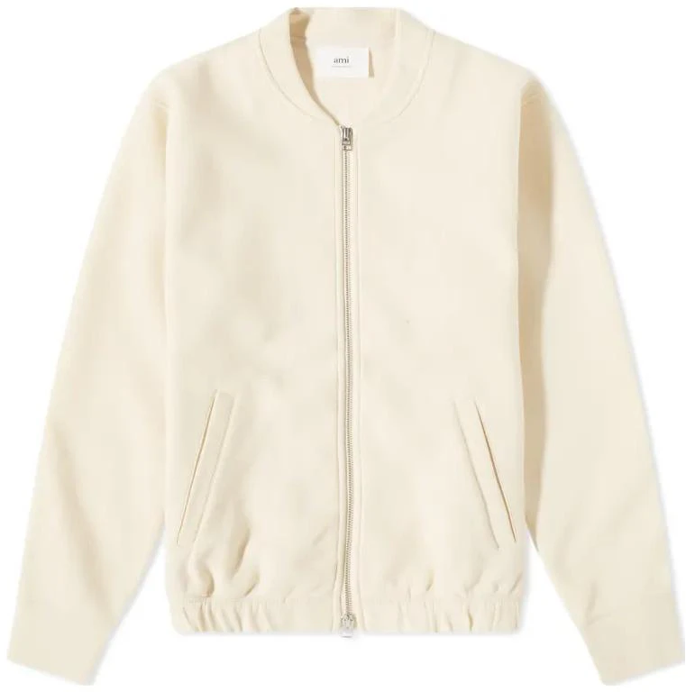 ami-paris-yellow-solid-color-bomber-jacket-with-zipper-front-hjk-015-750-709