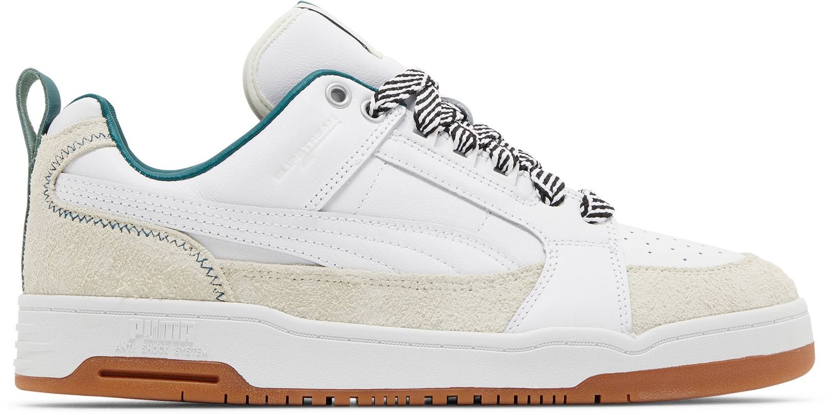 ami-x-puma-slipstream-lo-white-green-gum