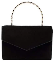 Amina Muaddi Amini Pernille Top Handle Bag Black Amina Muaddi Amini Pernille Top Handle Bag Black