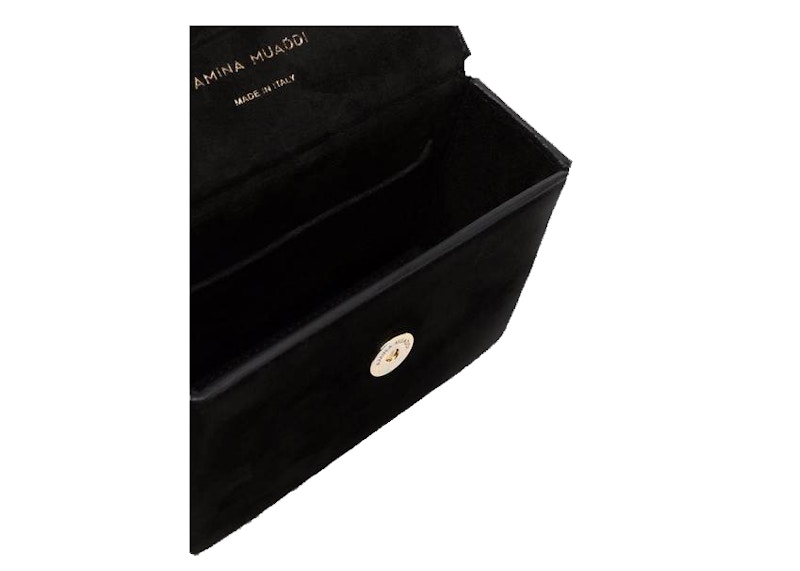 Lookbook Amina Muaddi Amini Pernille 黑色手提包