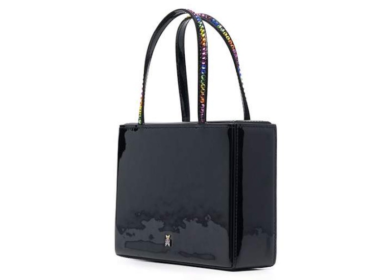 Order Beg Mini Amina Muaddi Gilda Bertatah Kristal Hitam