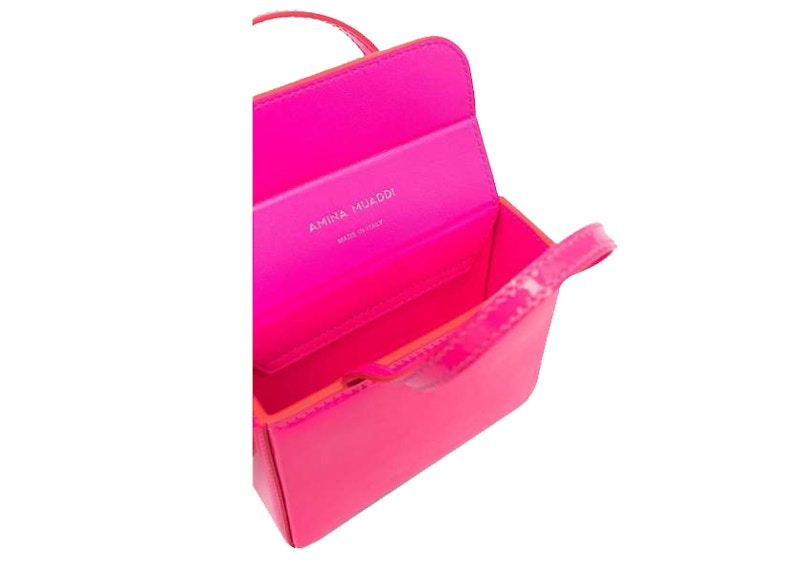 Lookbook Beg Amina Muaddi Super Amini Giorgia Mini Merah Jambu