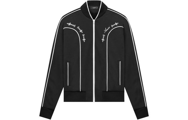 AMIRI 21FW Logo Graphic Line Design Jacket Black MOS024-001