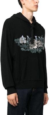 AMIRI 黑色連帽衫 刺繡Logo設計及抽繩細節 PF23MKH010-001 Purchase AMIRI 黑色連帽衫 刺繡Logo設計及抽繩細節 PF23MKH010-001