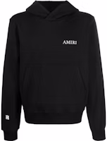 AMIRI Black Hoodie with Logo Print Long Sleeve Pullover. AW22MJL011-001 AMIRI Black Hoodie with Logo Print Long Sleeve Pullover. AW22MJL011-001
